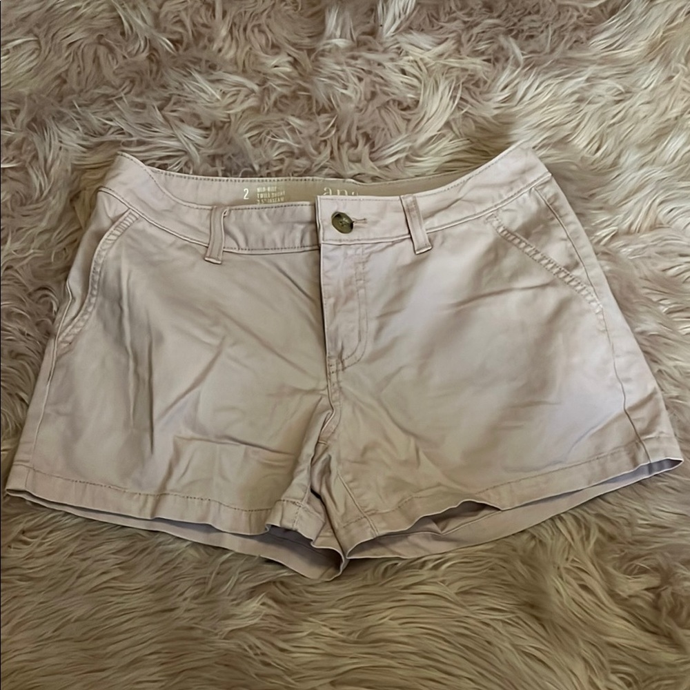 a.n.a Light Pink Cargo Shorts Lightweight Cotton Blend